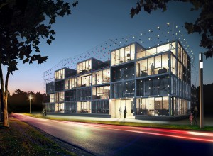So könnte ein Smart-Material-House aussehen - oder anders.